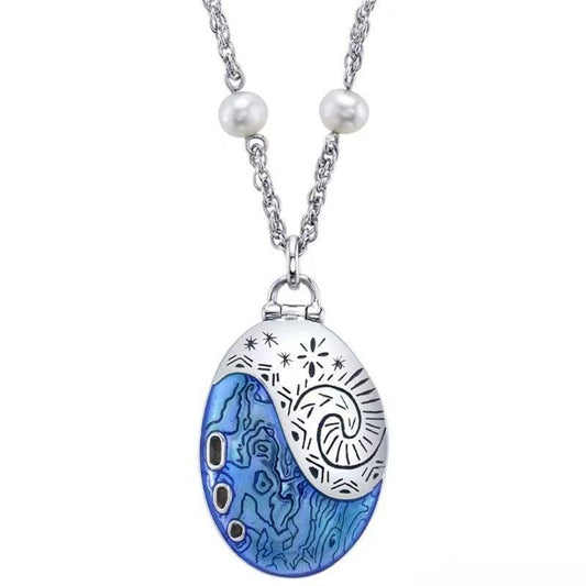 Collana stella marina smaltata