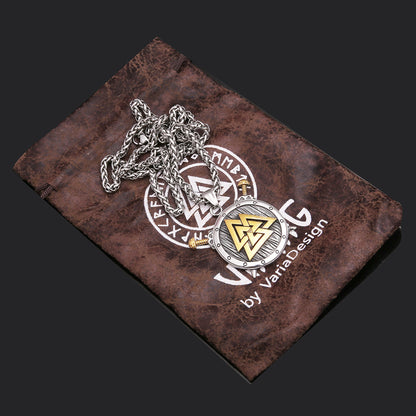 Collana con ciondolo orologio