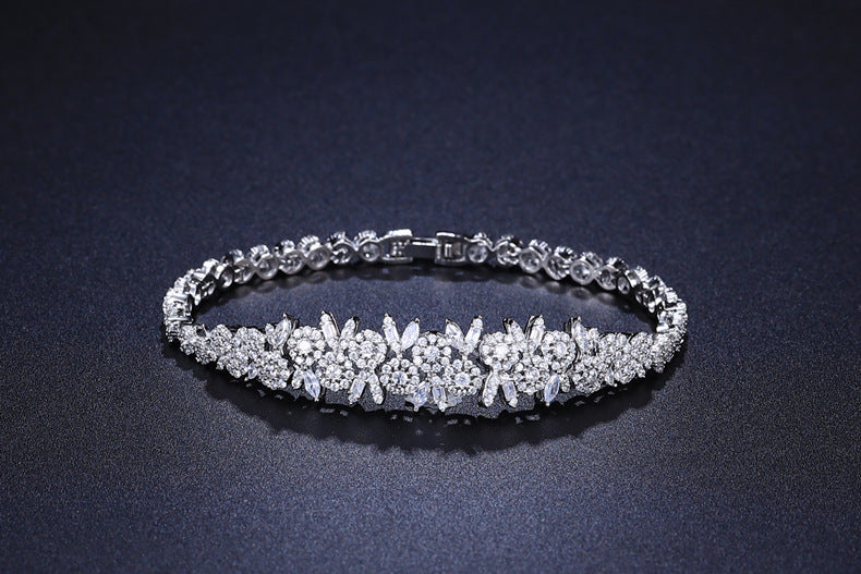 Parure sposa zircone