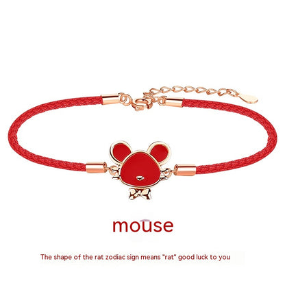 Bracciale rosso zodiaco