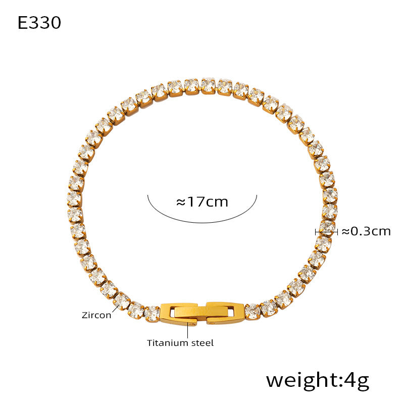 Bracciale acciaio titanio francese