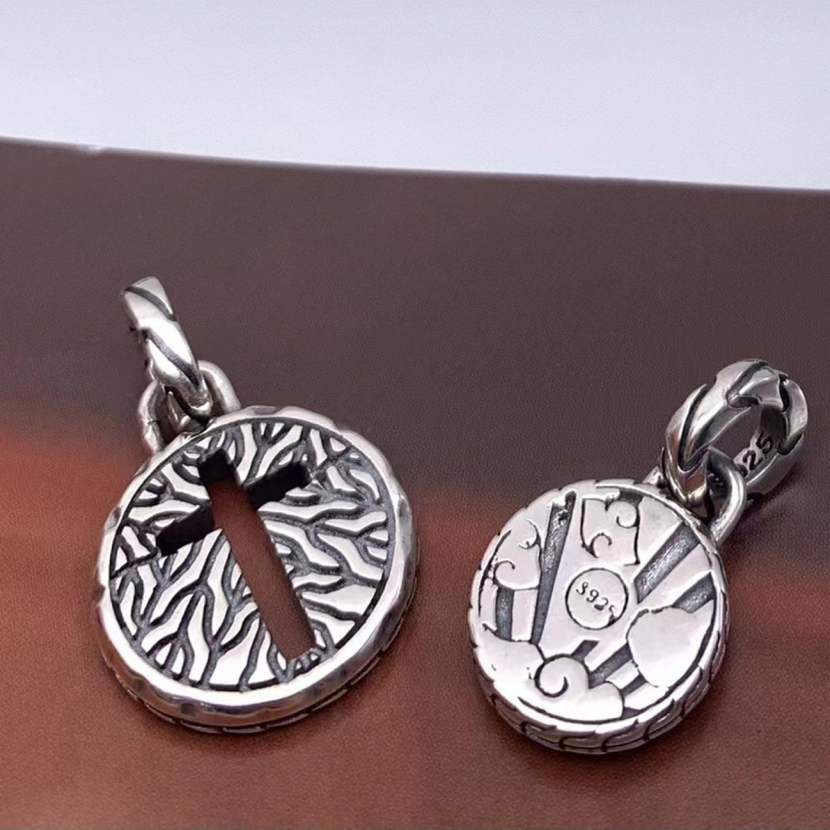 Collana argento croce