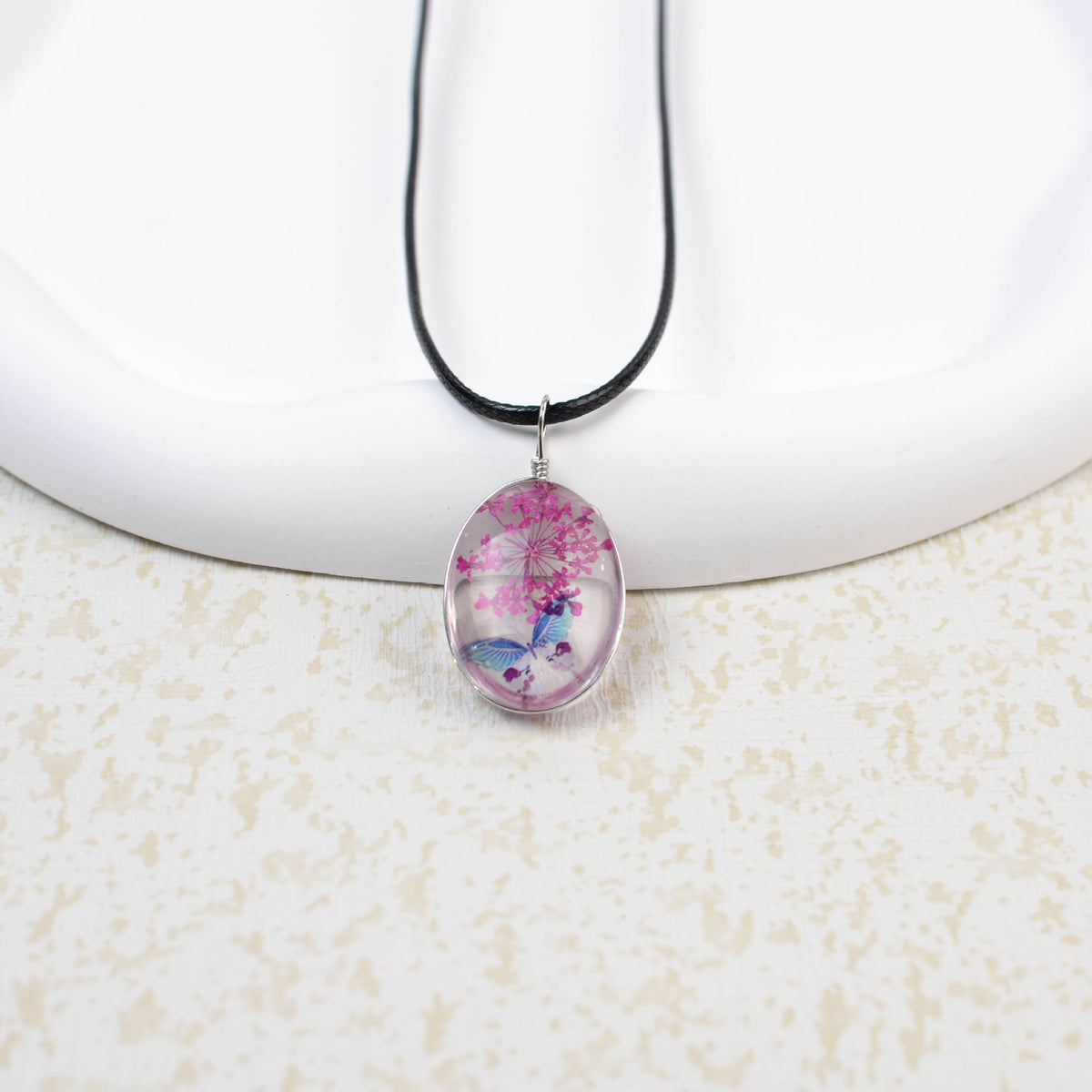 Collana Farfalla e Fiore