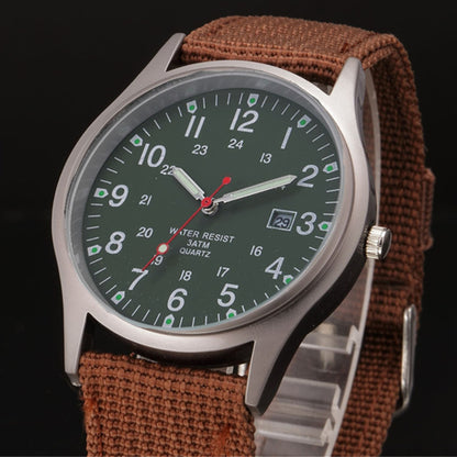 Orologio militare in tessuto