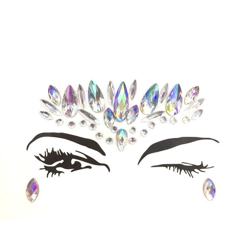 Set adesivi strass viso
