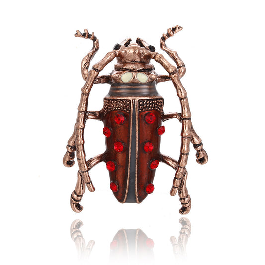 Spilla scarabeo smaltato