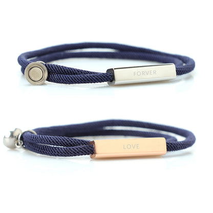 Braccialetto magnetico coppia acciaio