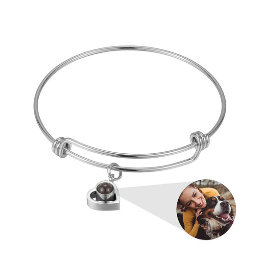 Collana cuore zircone titanio semplice