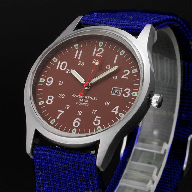 Orologio militare in tessuto