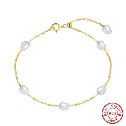 Bracciale perle d'acqua dolce barocche