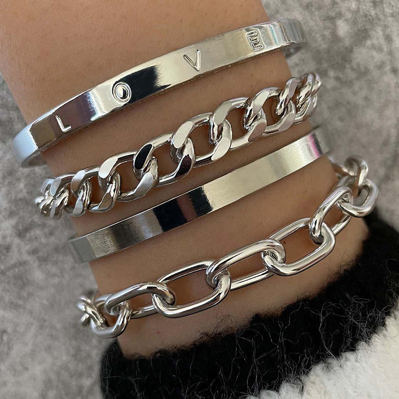 Set bracciali lettere