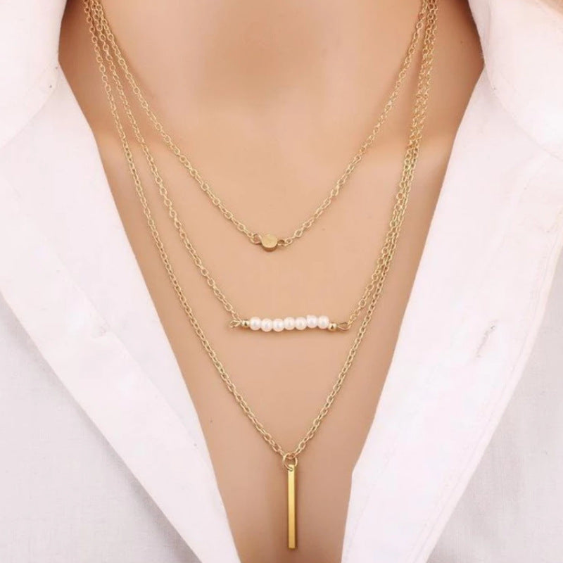 Collana Perle Geometrica