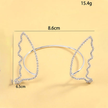 Bracciale farfalla strass