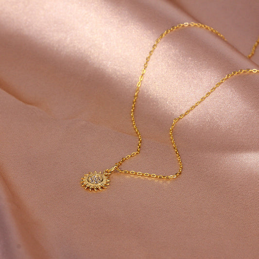Collana ciondolo diamante geometrico
