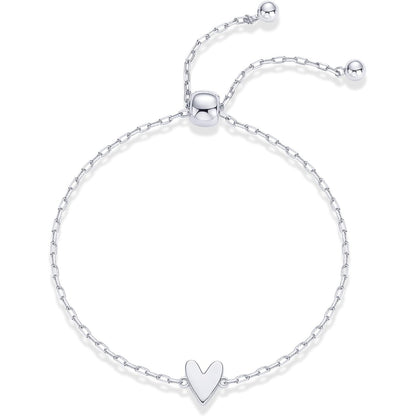 Set braccialetto ciondolo cuore
