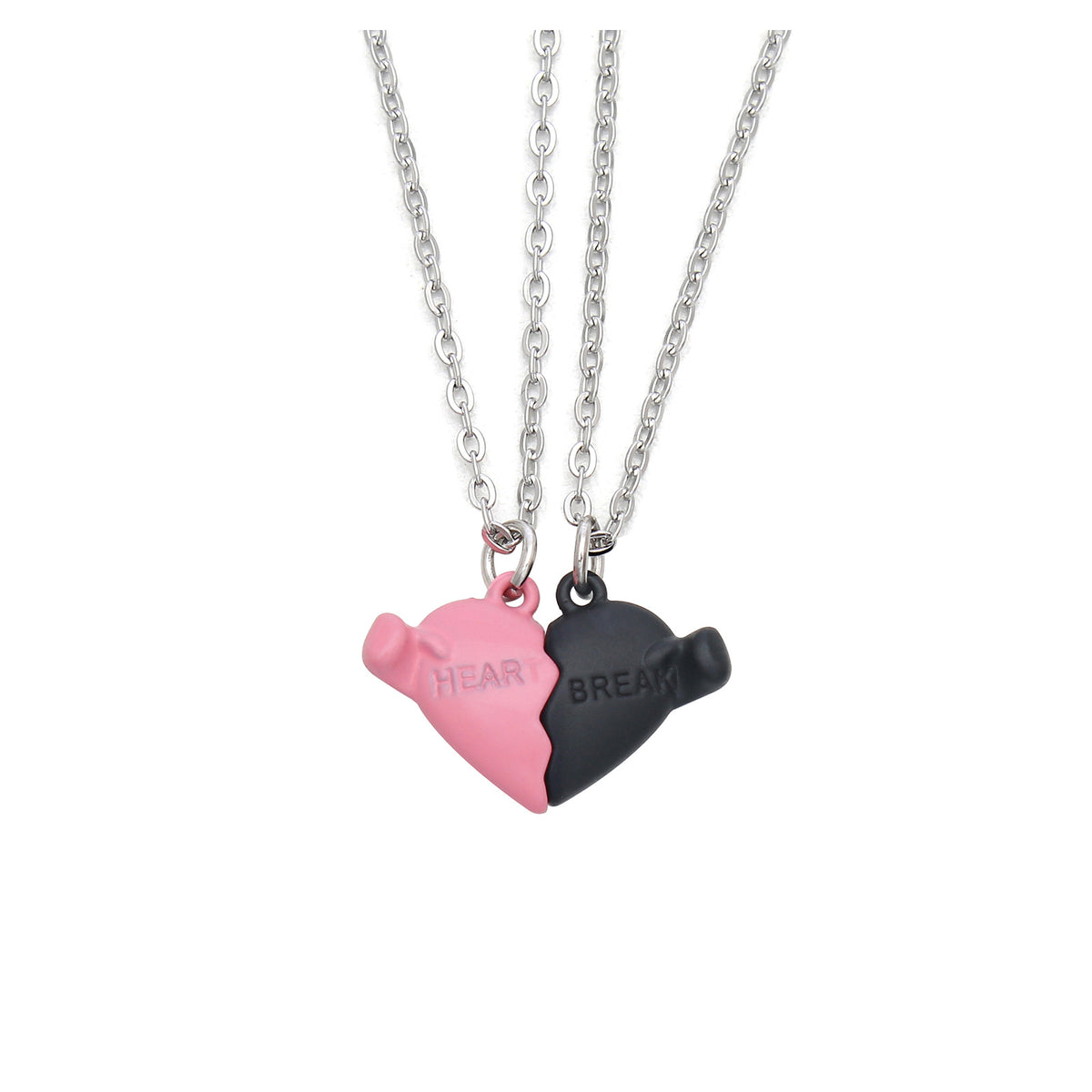 Collana ciondolo cuore magnetico