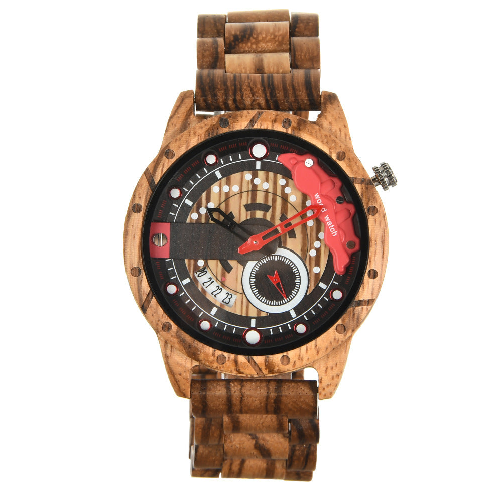 Orologio da uomo in legno Quarzo