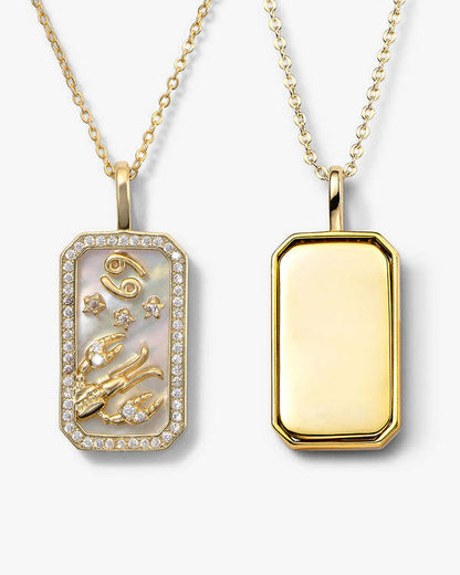 Collana zodiaco con diamanti