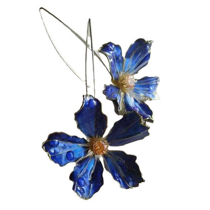 Orecchini Fiore Cloisonné