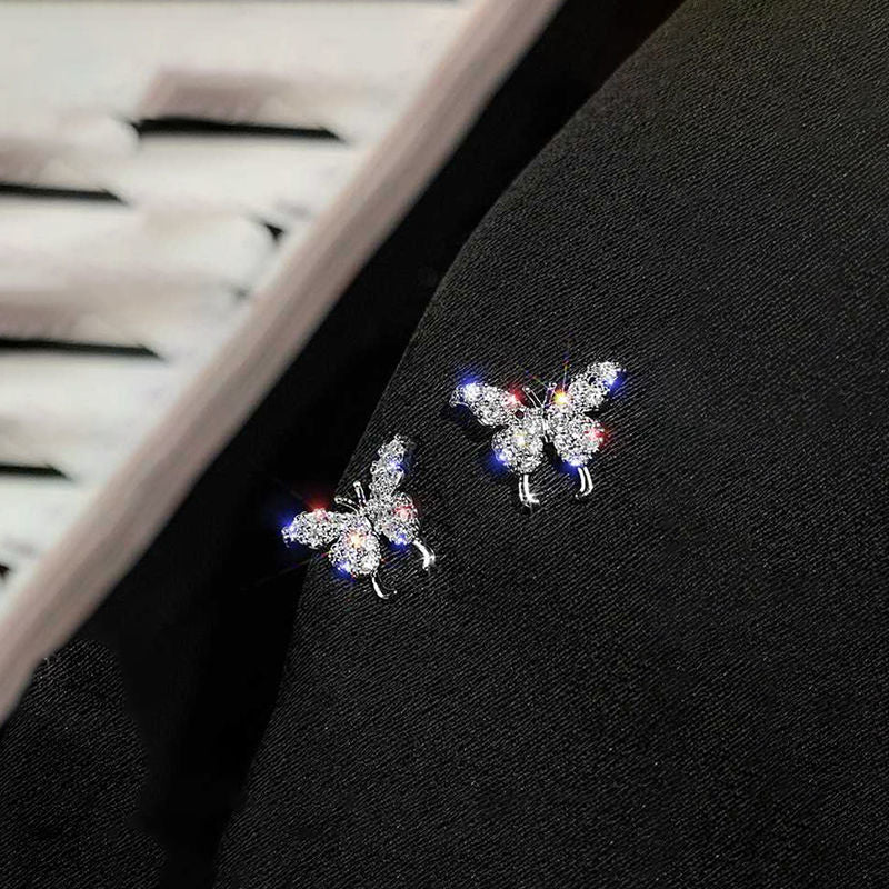 Orecchini clip farfalla piccoli