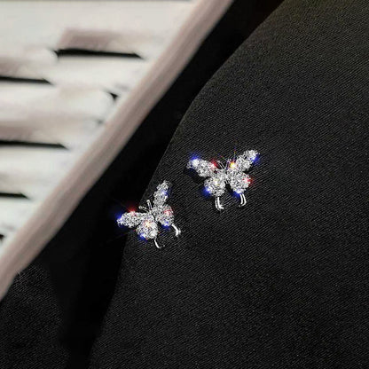 Orecchini clip farfalla piccoli