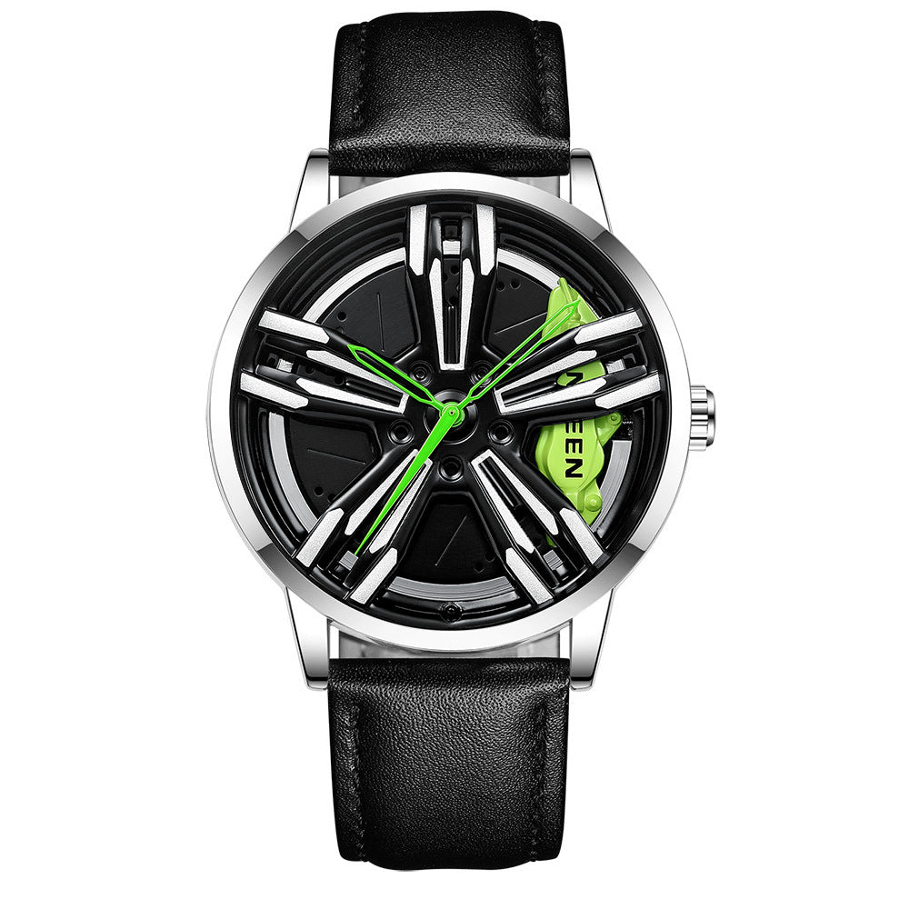 Orologio uomo tema locomotiva