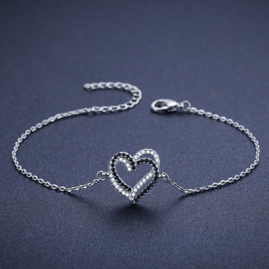 Bracciale Cuore Titanio