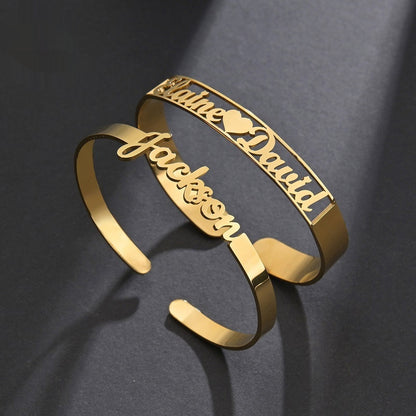 Bracciale lettere acciaio inox