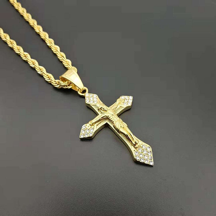 Pendente croce da uomo