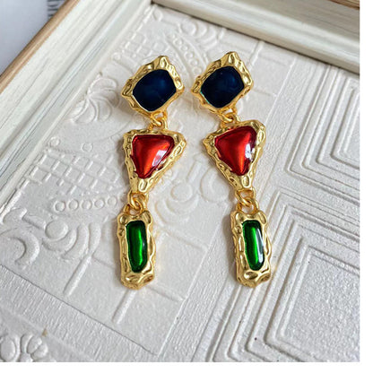 Orecchini vintage irregolari