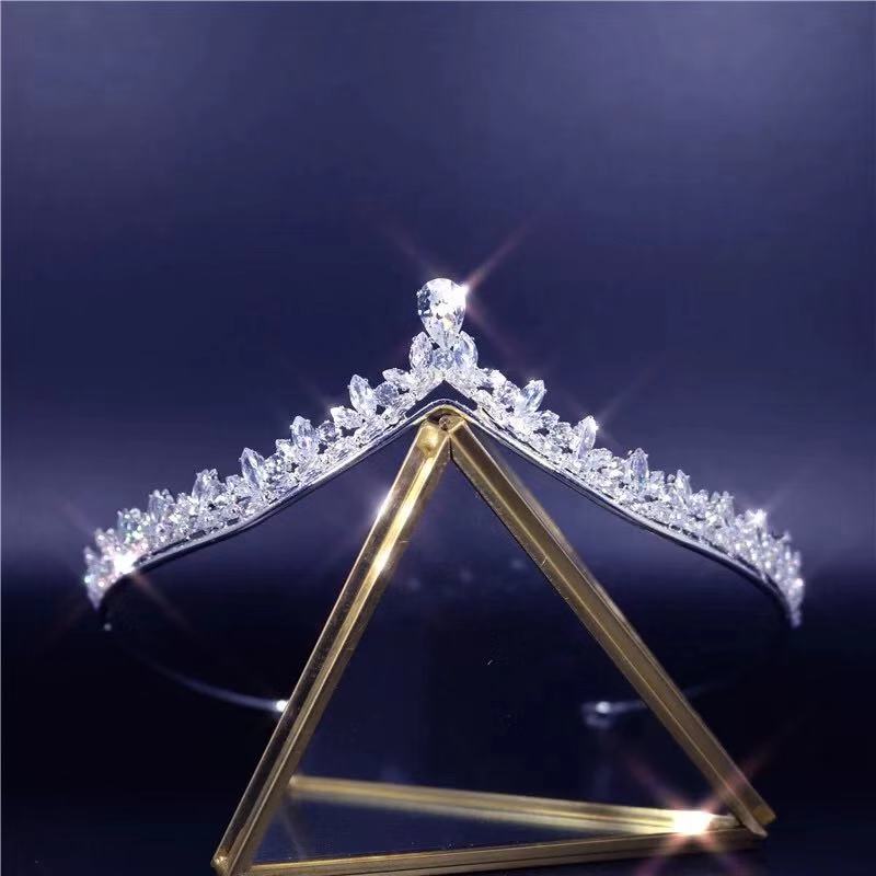 Corona sposa strass e cristalli