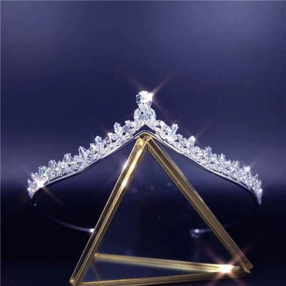 Corona sposa strass e cristalli