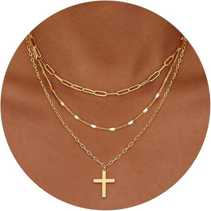 Collana cerchi stratificati