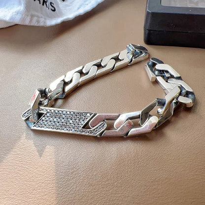 Bracciale Geometrico Irregolare Industriale