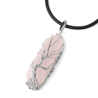 Collana Prisma Esagonale Albero della Vita