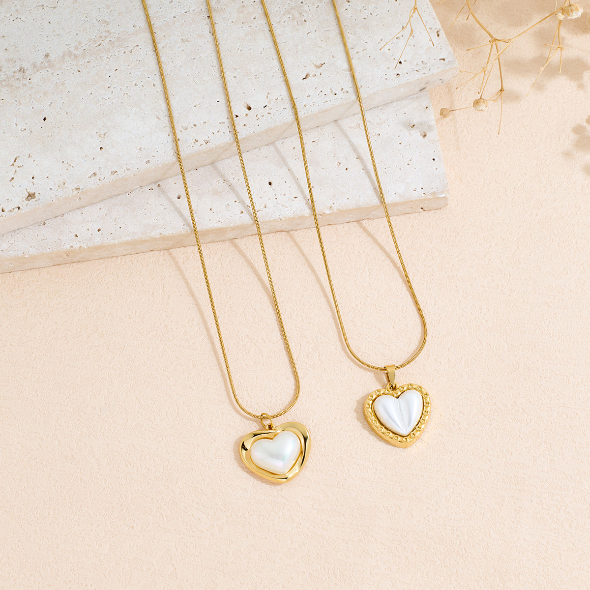 Collana cuore in acciaio