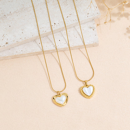 Collana cuore in acciaio