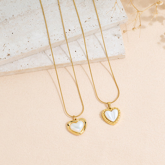 Collana cuore in acciaio