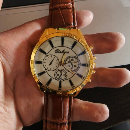 Orologio sportivo pelle da uomo cinturino