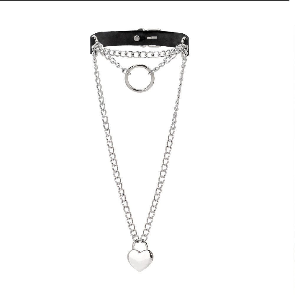 Collana Pelle Geometrica