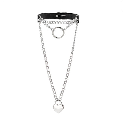 Collana Pelle Geometrica