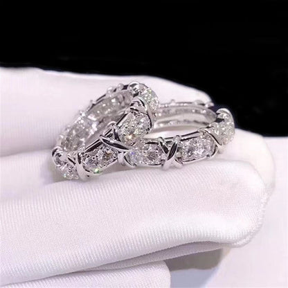 Anello rame zircone color oro