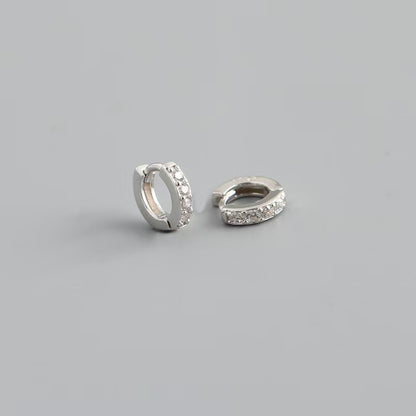 Orecchini creoli zircone