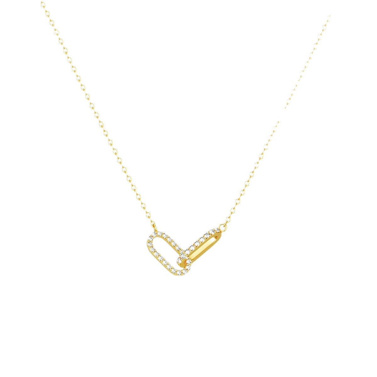Collana con maglie intrecciate