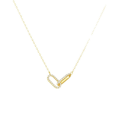 Collana con maglie intrecciate