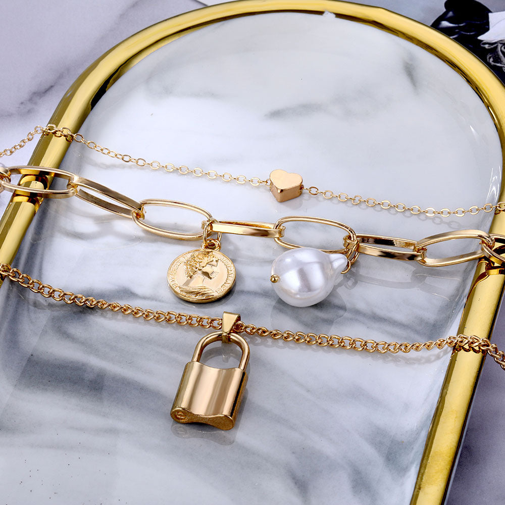 Collana perle barocche Retro personalizzabile