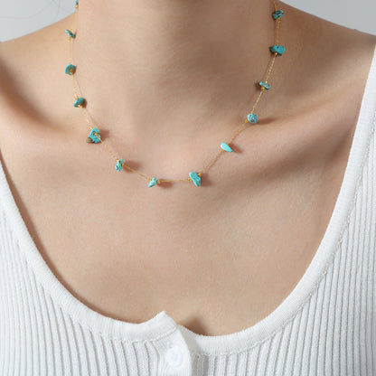 Collana turchese naturale