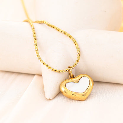 Collana Cuore Madreperla