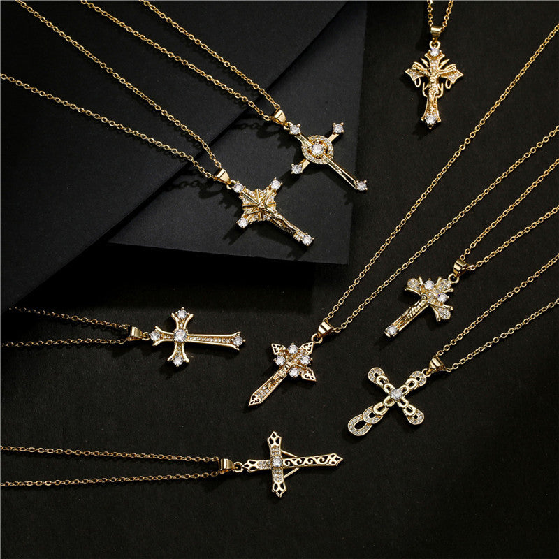 Collana pendente geometrico oro