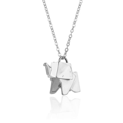 Collana elefante origami